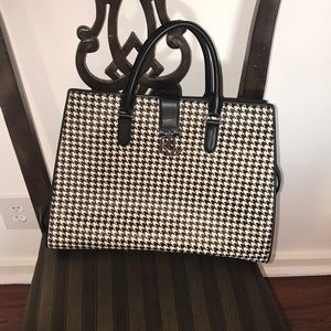 Lauren Ralph Lauren houndstooth handbag
